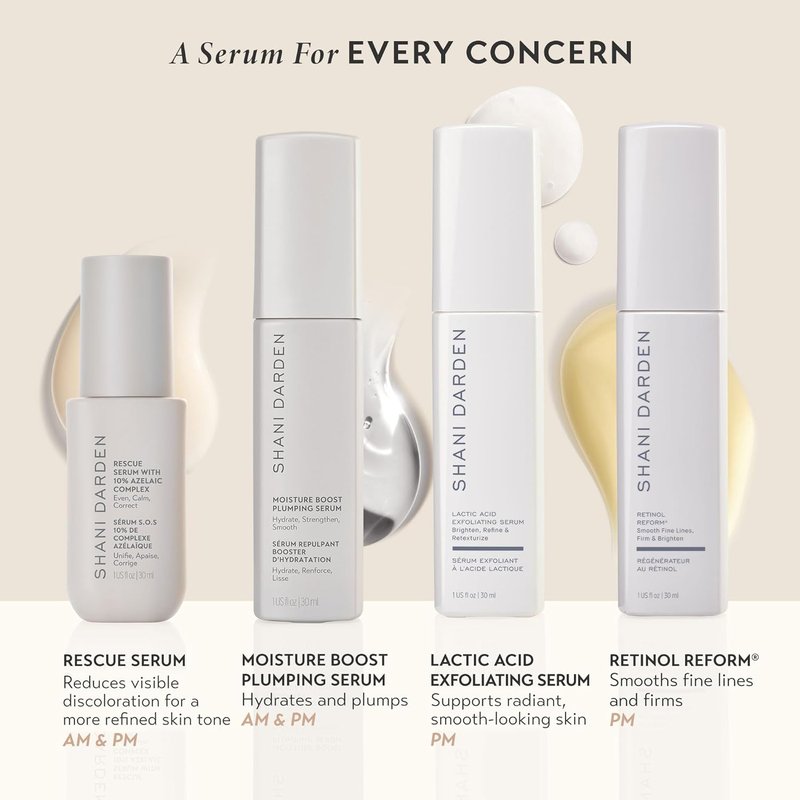 Shani Darden Rescue Serum - 10% Azelaic Acid for Redness & Acne Relief | Lightweight Hydrating Formula, 1 fl oz