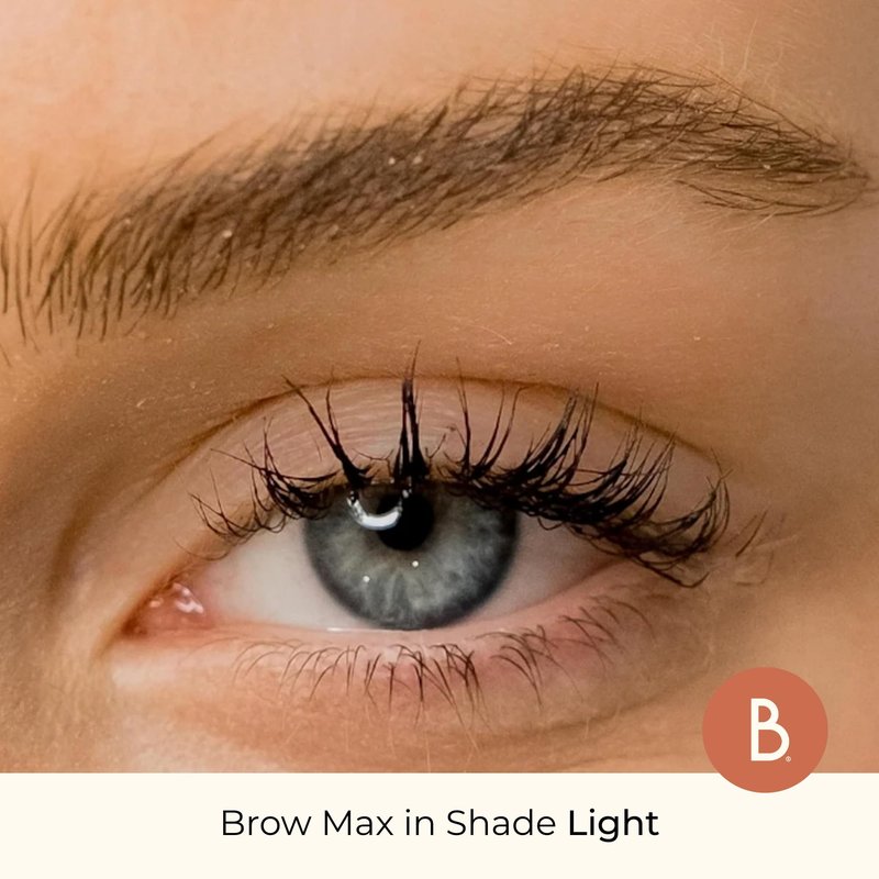Beauty For Real Brow Max Ombre Brow Powder, Light - Shapes, Balances & Defines Eyebrows - Long-Wear Formula - Vegan, Cruelty Free & Paraben Free