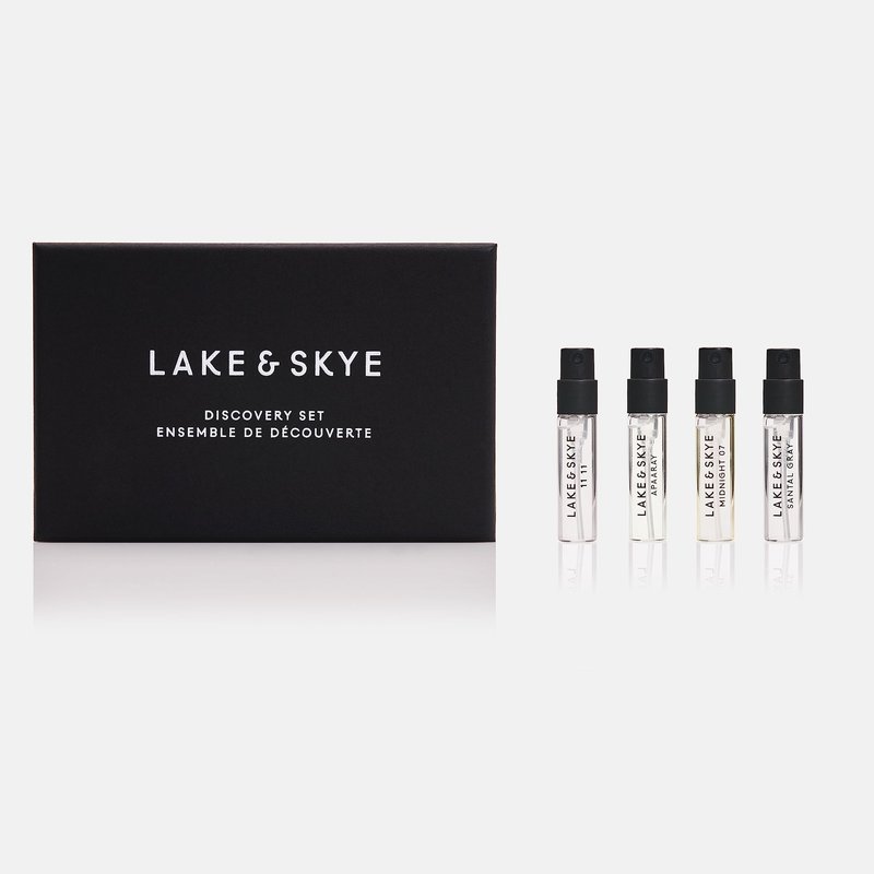 Lake & Skye 4 Piece Discovery Set 4.0 – Includes 11 11, Apaaray, Midnight 07, and Santal Gray