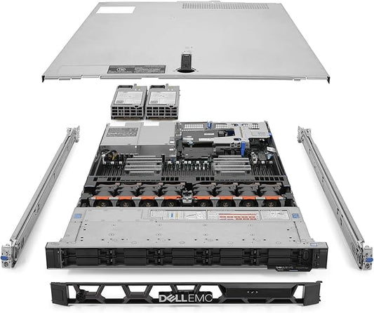 Dell PowerEdge R640 Server 2.30Ghz 24-Core 128GB RAM + 16TB NVMe SSDs + Rails (Renewed)
