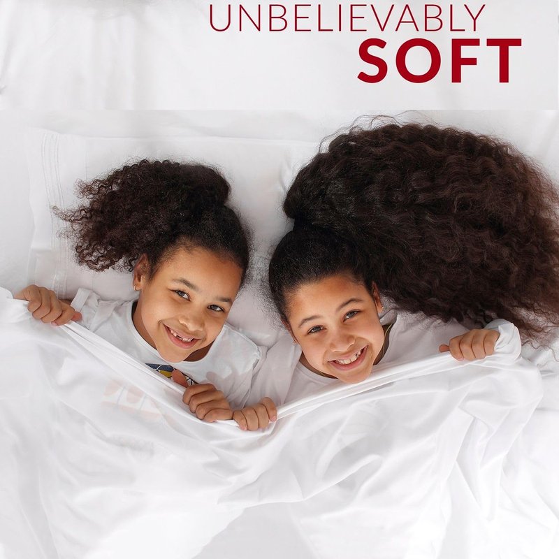 Mellanni Extra Deep Twin Sheets - 3 PC Iconic Collection Bedding - Hotel Luxury, Ultra Soft, Cooling Bed Sheets - Wrinkle, Fade, Stain Resistant (Twin, Purple)