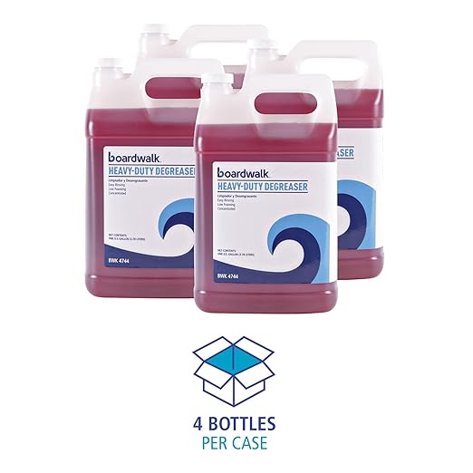 Boardwalk Heavy-Duty Degreaser, 1 Gallon Bottle, 4/Carton