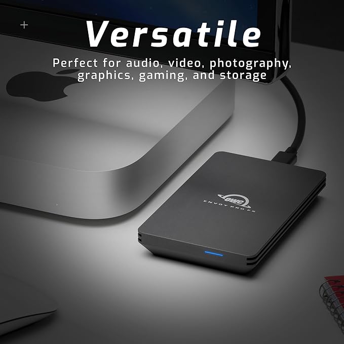 OWC, 480Gb, Envoy Pro Fx, Thunderbolt 3 + USB-C, Portable Nvme Ssd
