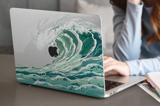 Batianda LumiArt Case for MacBook Air 13" M1 Chip, Wave