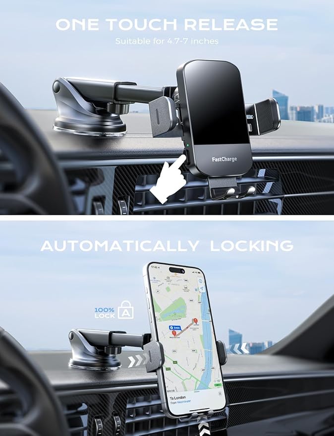 CHGeek [Upgraded Version] Quick Charge 3.0 Cigarette Lighter Adapter, CHGeek 180W 12V/24V 3-Socket Car Power DC Outlet Splitter with 8.5A 4 USB Charging Ports & LED Voltmeter Power Switch Car Charger