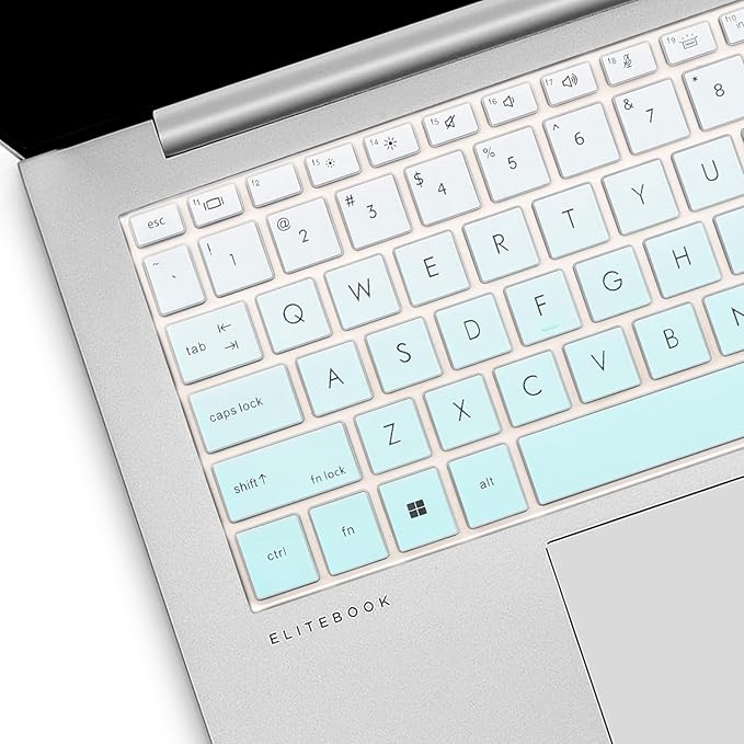 Keyboard Cover for HP EliteBook 830 835 840 845 1040 G9 G10 13.3 14 inch Laptop Accessories Keyboard Protective Skin (Not fit 840 845 1040 G8 G7 G6 G5 G4 G3)-OmbreMint