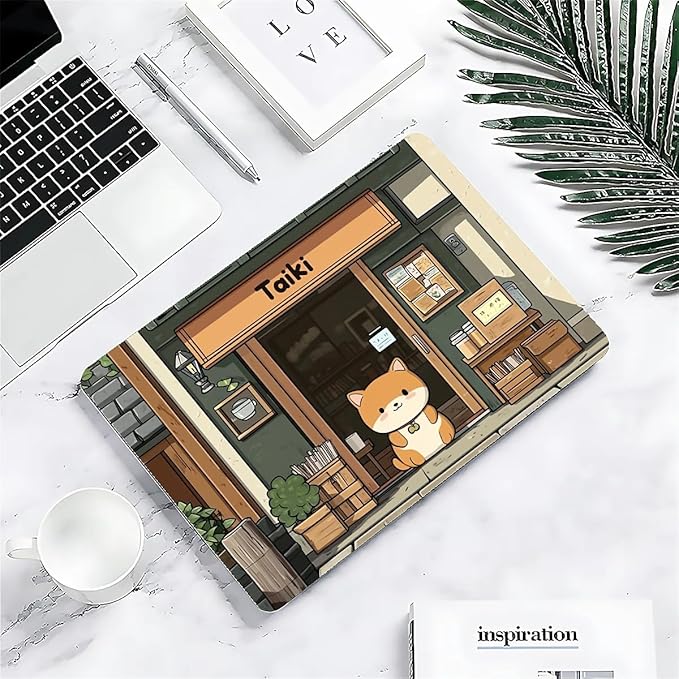 COTAIL Compatible with MacBook Air 13.3 13.6 Inch Case 2022 2021 2020 2019 Plastic Hard Shell Case Cover,13.3 Pro(A1706/A1708/A1989/A2159/A2289/A2338), A Cute Shiba