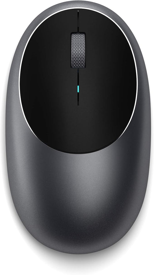 Satechi M1 Wireless Bluetooth Mouse, USB-C Rechargeable, Compact & Portable, for MacBook Air/Pro/Neo, iPad Air/Pro, iPad mini, Mac mini, iMac & Windows - Space Gray