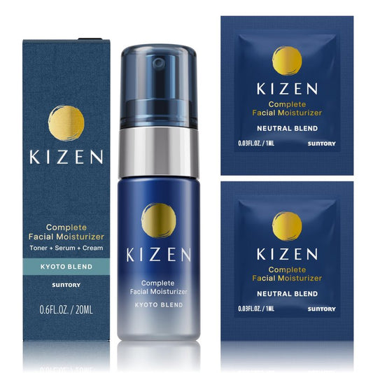 All-in-One | Face Moisturizer for Men | Anti Aging Face Cream for Men with Oak Extract | Anti Wrinkle Cream & Facial Moisturizer (Kyoto Blend, 0.68 fl oz / 20ml + 2 Neutral Blend Sachets)