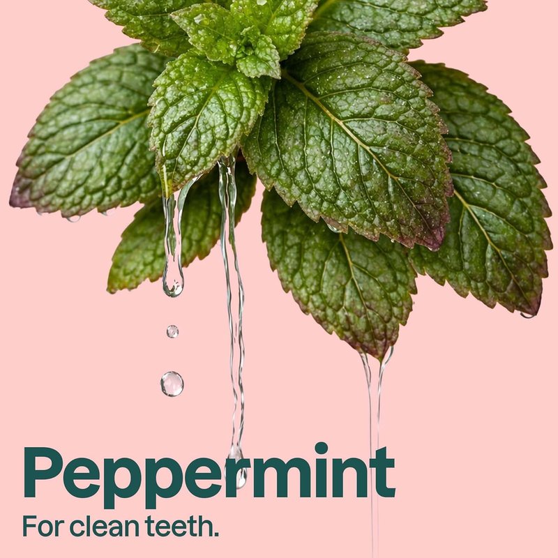 Fluoride-Free Whitening Toothpaste - Peppermint Flavor | Vegan, EWG Verified, 4.2 Oz