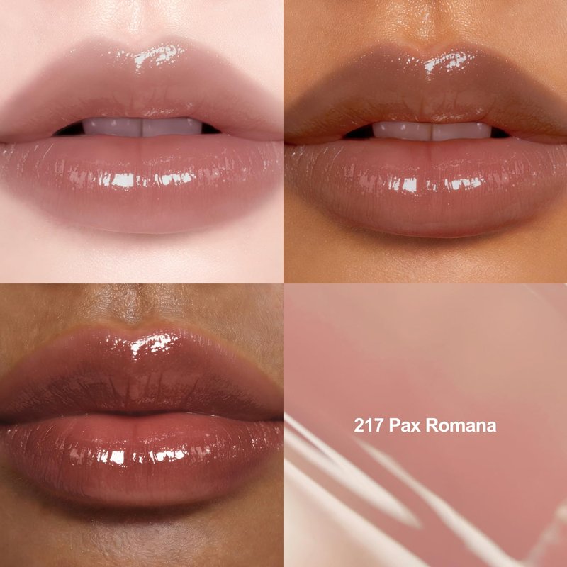DINTO Blur-Glowy Lip Tint (217 Pax Romana) – Dewy Finish Glowy Korean Lip Tint, Long Lasting All Day Stain, Warm Soft Nude, Vegan & Cruelty-Free, 0.11 fl oz