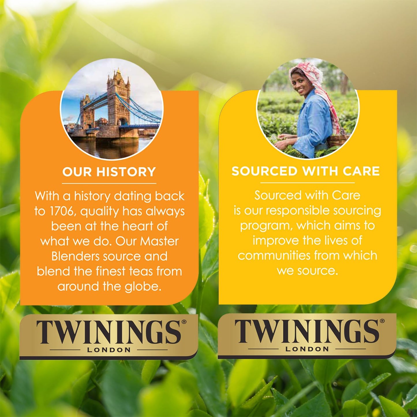 Twinings English Afternoon Tea - Refreshing Caffeinated Black Tea Bags | 2-Pack, 20 Count Each