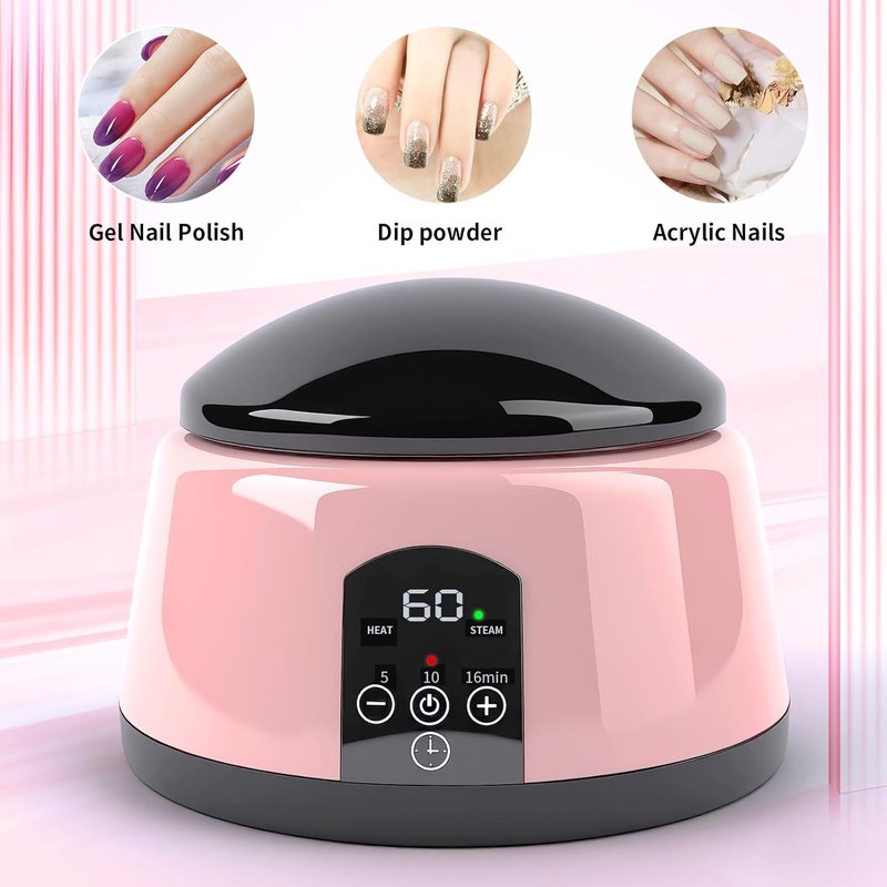Electric Nail Soaking Bowl - Adjustable Temperature Gel Polish Remover | Quick & Easy Home DIY Solution