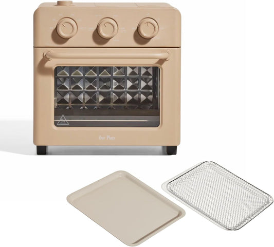 Our Place Wonder Oven - 6-in-1 Air Fryer Toaster Oven with Steam Infusion | Non-Toxic, PFAS-Free Combo