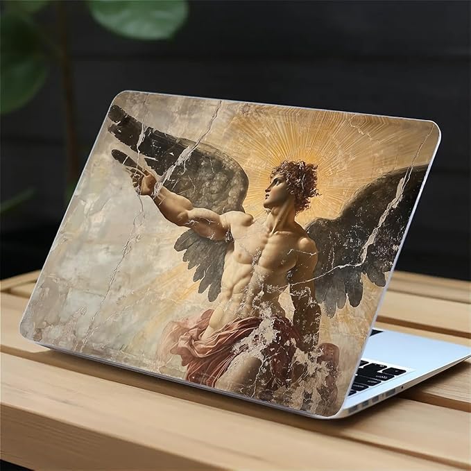 COTAIL Compatible with MacBook Air 13.3 13.6 Inch Case 2022 2021 2020 2019 Plastic Hard Shell Case Cover,13.3 Pro(A1706/A1708/A1989/A2159/A2289/A2338), Greek Fresco Apollo