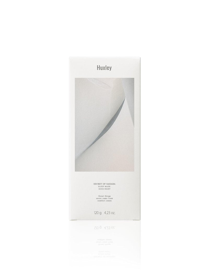 Huxley Secret of Sahara Sleep Mask, Hydrating Overnight Face Mask for Dry and Dull Skin, Korean Skincare with Cactus Extract and Cica, Barrier Support, Non-Sticky Gel-Cream, 5.29 oz