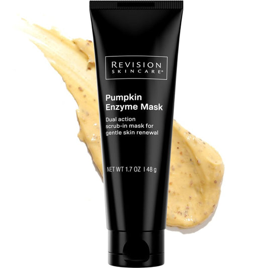 Revision Skincare Pumpkin Enzyme Mask, Gently Exfoliating Facial Mask, with Brazilian Clay and Natural Enzymes, 1.7 oz