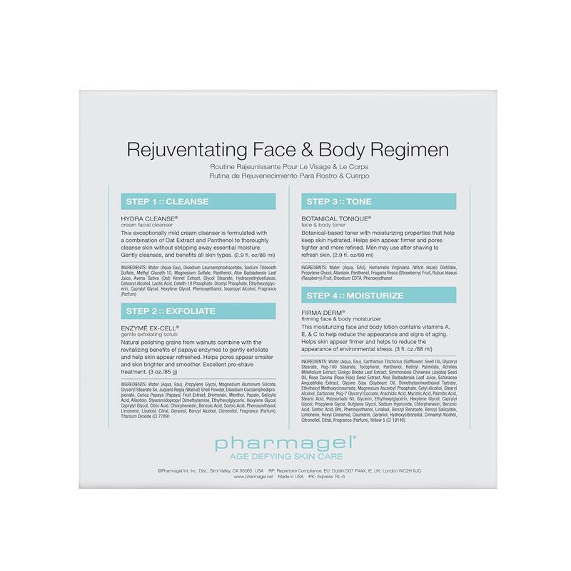 Rejuvenating Face & Body Skincare Regimen - Nourishing Gel for All Skin Types