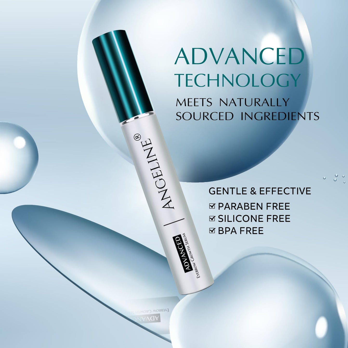 Premium Eyebrow Growth Serum for Thicker Brows, Advanced Eyebrow Serum to Grow Brows 5ml
