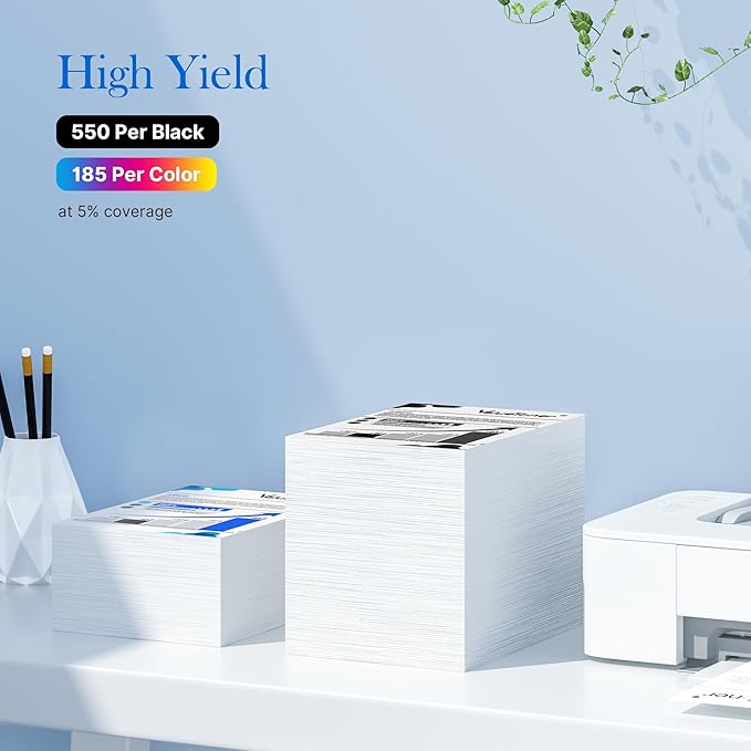 Valuetoner Ink Cartridges High-Capacity Black & Standard Color Remanufactured