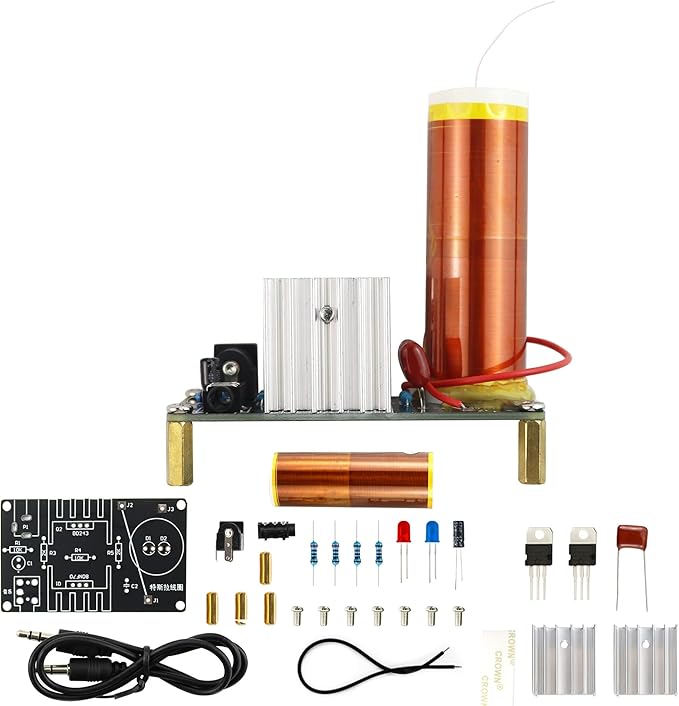 YIDAB Soldering Practice Kit Music Black Tesla Coil (B)