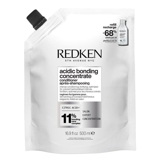 Redken Acidic Bonding Concentrate Conditioner For Damaged Hair Repair - Strengthens and Repairs Weak and Brittle Hair, Sulfate-Free, With Citric Acid