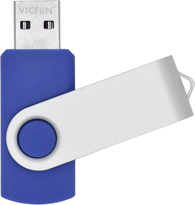 VICFUN 500 Pack 16GB USB Flash Drives 16GB Flash Drive Bulk 500 Piece USB2.0-Blue