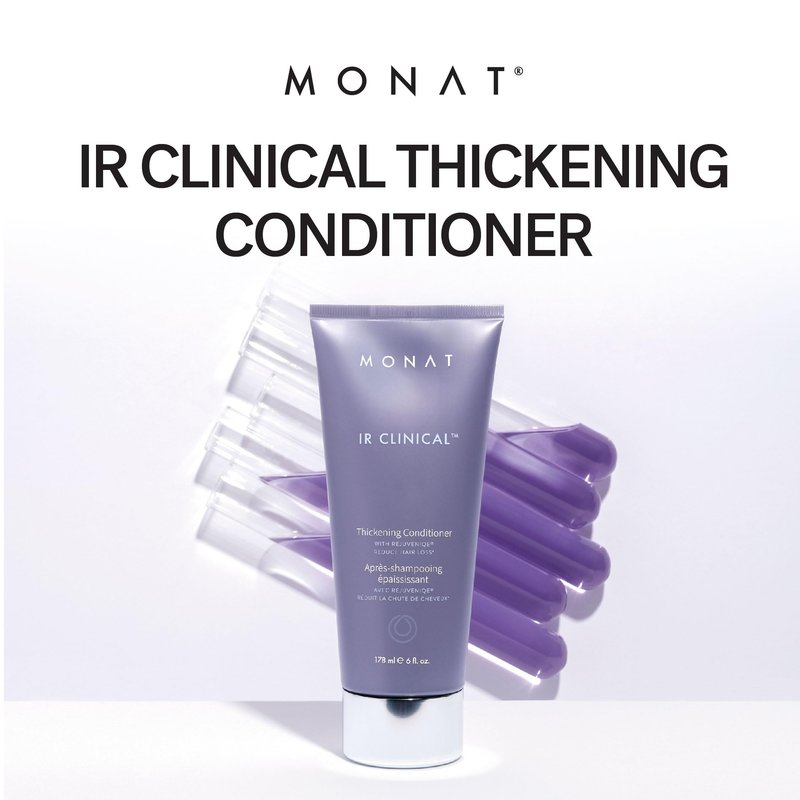 MONAT IR Clinical Thickening Conditioner – Vegan Conditioner For Thinning Hair with Rosemary & Mint – Repairing And Volume Boosting Action For Thicker/Fuller-Looking Hair