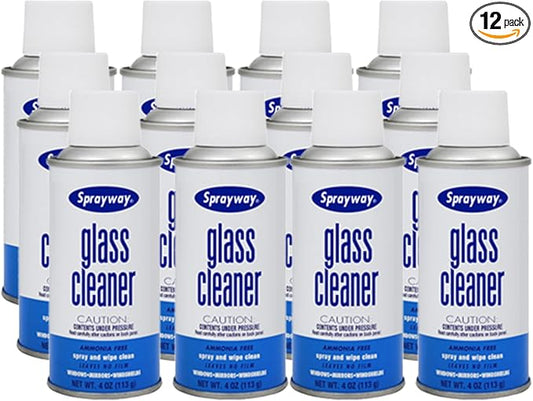 Sprayway Glass Cleaner 4OZ (12 Packs)