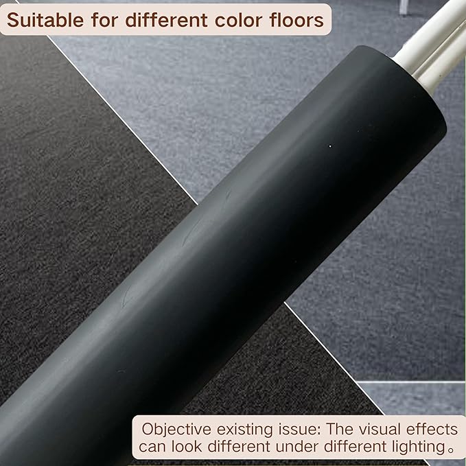 BEIEBIJOB 3.3ft Self Adhesive Floor Cord Cover,Heavy Duty Soft PVC Cable Protector and Extension Cord Hider,Cord Management System to Hide Wires on Floor,Cable Cavity:0.61" (W) x 0.32" (H) Black
