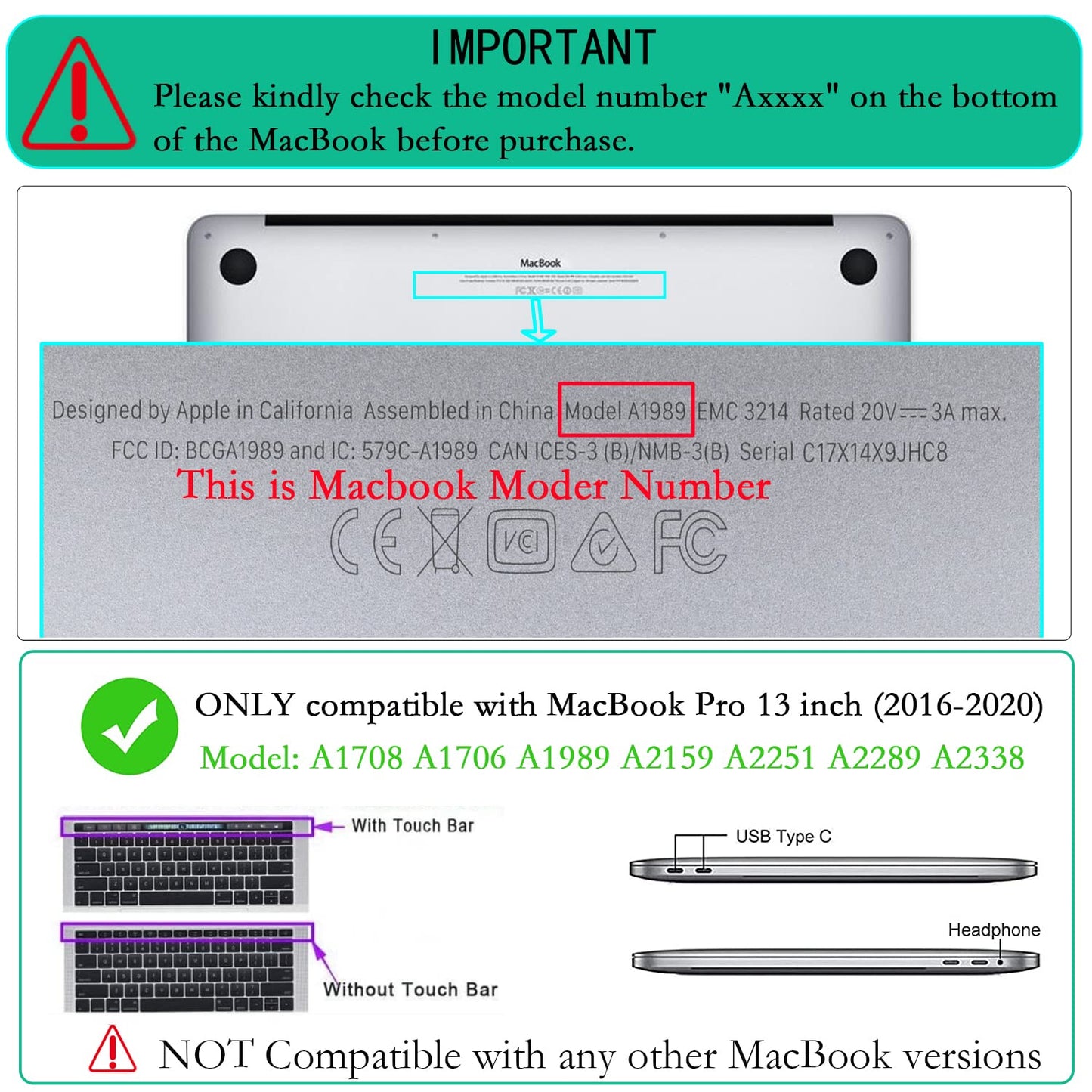 LanBaiLan Compatible for MacBook Pro 13 inch with Touch Bar 2022 2020 2019 2018 2017 2016 Release M1 M2 A2338 A2289 A2251 A2159 A1989 A1706 A1708, Laptop Hard Case & Keyboard Cover, Aesthetic Flower