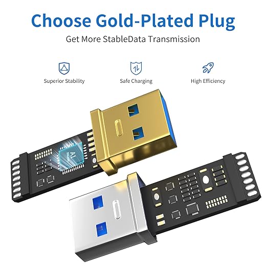 SSS·GRGB USB 3.0 Extension Cable 33FT Type A Male to Female Active Extender Cord with 2 Extension Chipsets Signal Booster and 1 USB-C Charging Port, for Webcam, USB Hub, PlayStation, Printer, Camera
