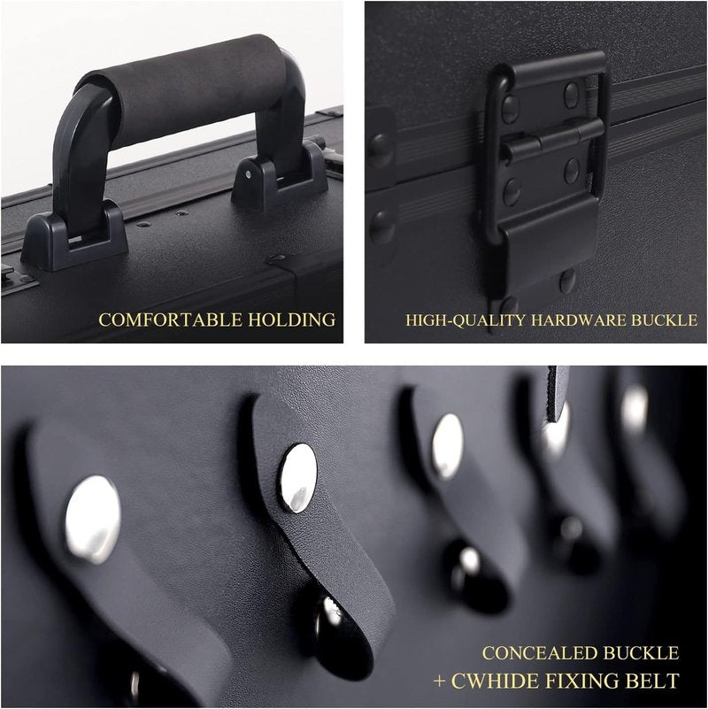 Professional Barber Supplies Case - Portable Travel Carrying Case for Hair Stylists & Pet Groomers | Large Capacity, Multi-Space Design