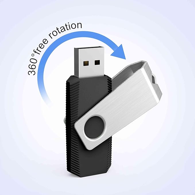 TOPESEL USB Storage Flash Drive,100PCS 4GB Flash Drive Bulk USB 2.0 Flash Drive Bulk Pack, Flash Drives Memory Stick, USB Drive Thumb Drives Flash Memory Stick (4G, 100 Pack, Black)