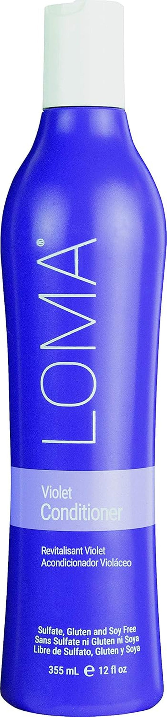 Loma Violet Conditioner - Sulfate, Gluten & Paraben Free | 12 Ounce Size