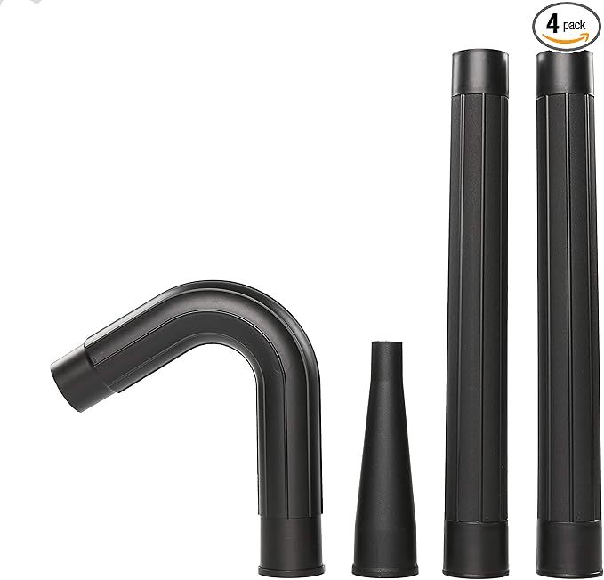 CRAFTSMAN CMXZVBE38640 2-1/2 in. Gutter Cleaning Wet Dry Vac Attachment Kit, Industrial-Grade Shop Vacuum Accessory for Cleaning or Blowing Debris from Gutters, Fits 2-1/2 in. Hose Diameter