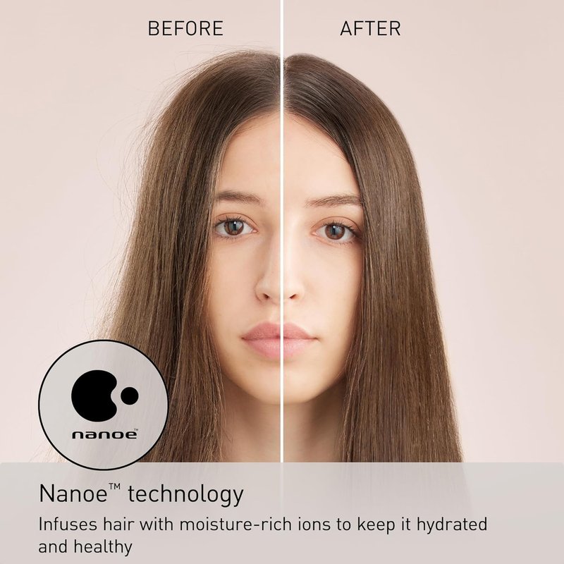 Panasonic Nanoe Salon Hair Dryer with Oscillating Quickdry Nozzle, Diffuser and Concentrator Attachments, 3 Speed Heat Settings for Easy Styling and Healthy Hair - EH-NA67-W (White) (Pack of 3)