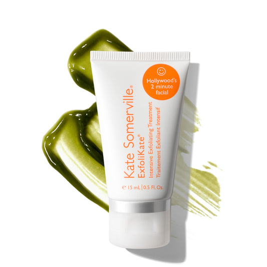 Kate Somerville ExfoliKate Intensive Exfoliating Treatment – Salicylic Acid and Lactic Acid Super Facial Scrub Improves Texture and Pores, 0.5 Fl Oz