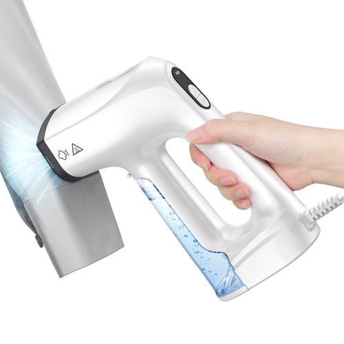 LyriFine Vacuum Steamer for Clothes, 3500Pa Suction Clothes Steamer Handheld, 2-in-1 Steamer&Iron Garment Steamer, 3 Modes& 360° Leak-proof Technology Fabric Steamer for Wrinkle Removal (for 110-120V)