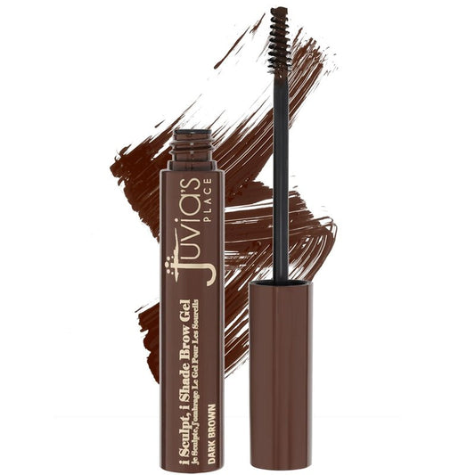 Juvia's Place iSculpt, iShade Eyebrow Gel - Dark Brown, Waterproof Gel for Eyebrows, Brows Enhancer Makeup, Brows Filler makeup, Tinted Brow, Advanced Eyebrow Definer