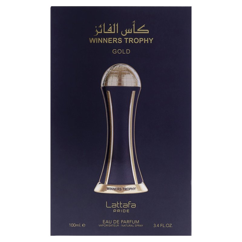 Lattafa Perfumes Al Khas Winners Trophy Gold for Unisex, Eau de Parfum Spray, 3.4 Ounce
