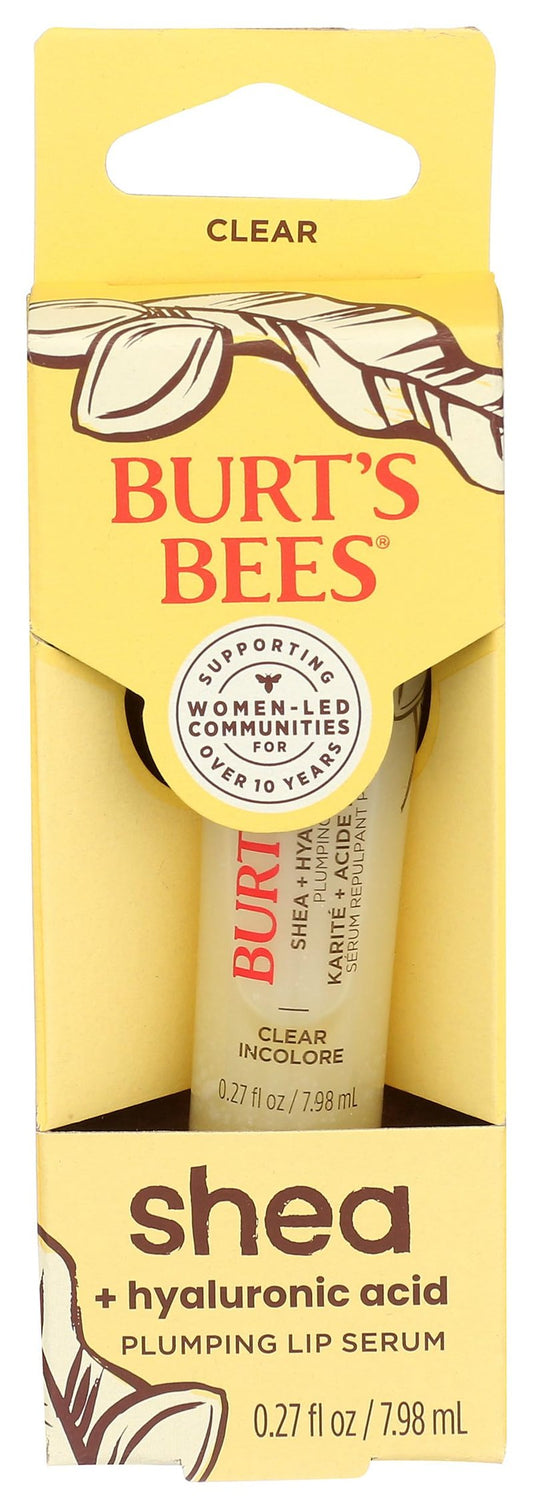 Burts Bees, Serum Shea Lip Plumping Clear, 0.27 Fl Oz