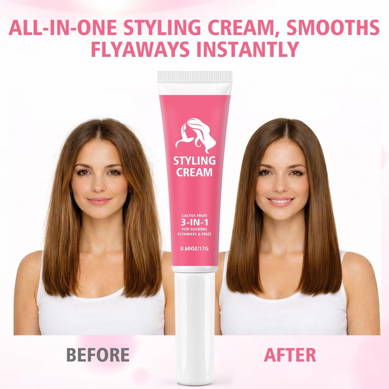 Lubynia Fly Away Stick for Hair, Hair Mascara for Flyaways, Wax Stick for Hair, Lightweight Anti Frizz Slick Back Hair Styling Wax Stick, Taming Wand Gel for Smoothing Women Girls, Mothers day Gifts