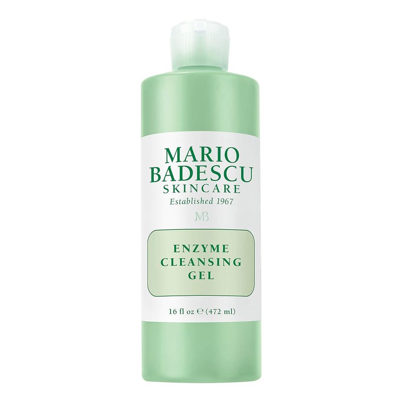Mario Badescu Enzyme Cleansing Gel - Oil-Free Facial Cleanser with Papaya & Grapefruit Extract | Exfoliating for All Skin Types