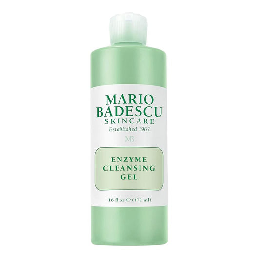 Mario Badescu Enzyme Cleansing Gel - Oil-Free Facial Cleanser with Papaya & Grapefruit Extract | Exfoliating for All Skin Types