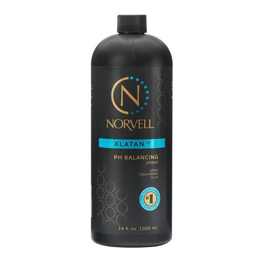 Norvell Pre Spray Tan XLATAN pH Balancing Spray 34 fl.oz. – Professional Sunless Tanning Skin Prep Formula for Even, Natural Looking Color, Improves Spray Tan Absorption & Longevity