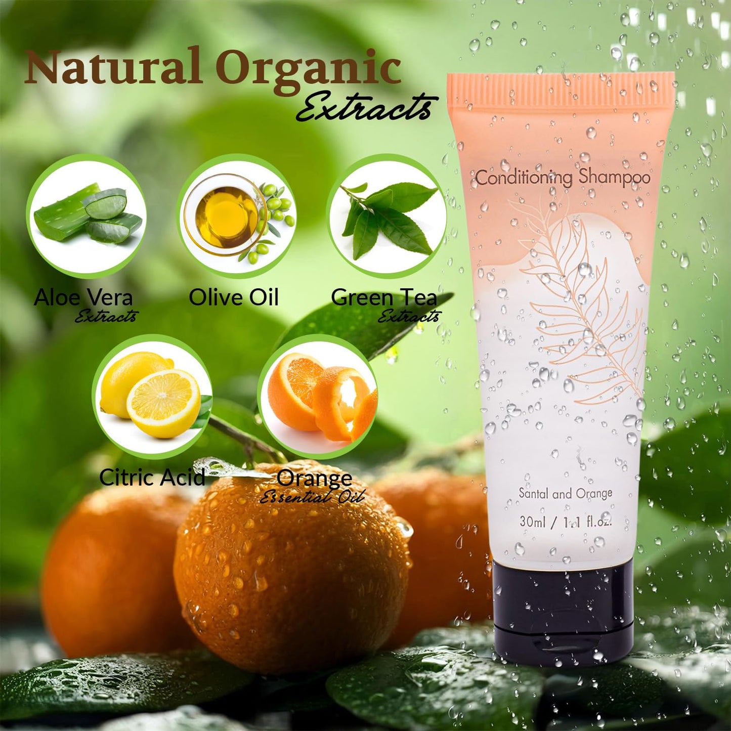 Travel Size Shampoo & Conditioner 2in1 Set 100 Pack 2 in 1 Shampoo and Conditioner Double Sealed Individually Wrapped Hotel Toiletries Bulk and Supplies for Guest