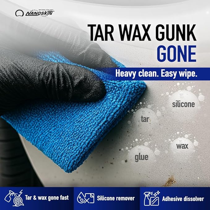 Nanoskin Spot Remover/Body Prep Automotive Surface Prep Cleaner 5 Gallon - Fast-Drying Solvent Degreaser Removes Tar, Grease, Wax & Adhesive, VOC-Compliant Pre-Paint Panel Prep
