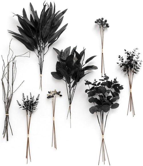 Ling's Moment Artificial Greenery Stems Box Set - 36pcs Faux Flower Picks for DIY Bridal Bouquets & Wedding Centerpieces