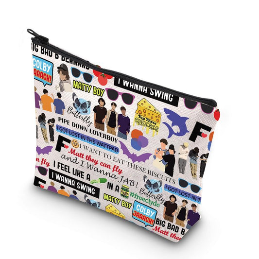 JNIAP Channel Video Makeup Bag Channel Video Gifts Team Orange Purple Blue Gifts Channel Video Merchandise(wanna swing Tote)